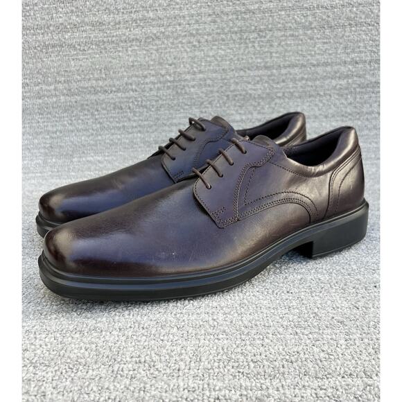 ECCO Helsinki 2 Leather Derby Shoe Brown Comfortable Shoes Men’s Size 11-11.5 US main image 10